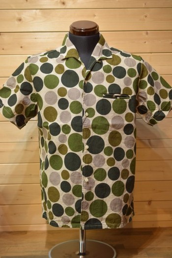 JELADO 別注VINCENT SHIRTS ヴィンセントシャツ　GREEN DOT　売れています!!