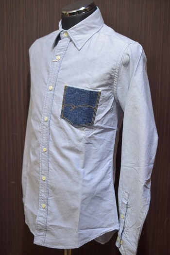 STUDIO D’ARTISAN 5582 スヴィンゴールド長袖シャツ ホワイト