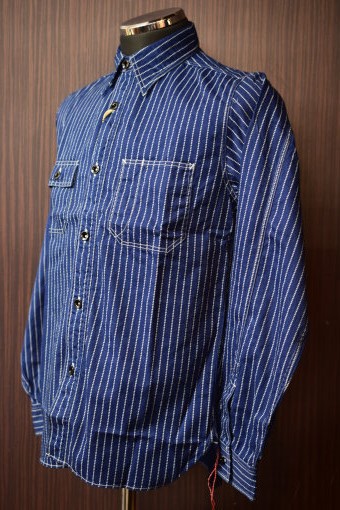 再入荷Sugar Cane SC25551A フィクションロマンス　8.5OZ ウォバッシュシャツ インディゴ