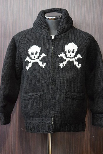 CUSHMAN 27128 HAND KNITED COWCHAN SWEATER