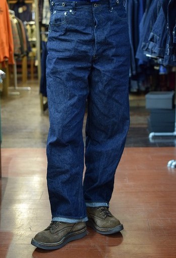 ナイジェルケーボン  RAILMAN DENIM PANT WIDE 入荷です