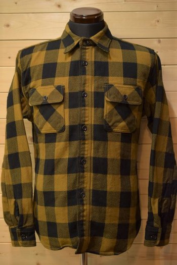 デラックスウエア HV-00 50s BUFFALO CHECK マスタード 再入荷です!!