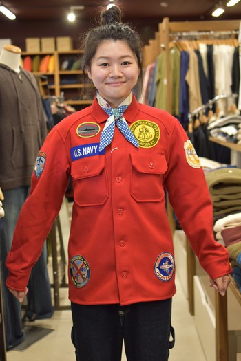 リアルマッコイズ  ミリタリー ウールシャツ 入荷です