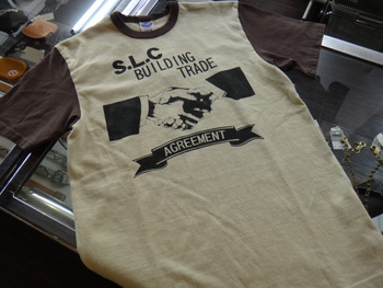 ジェラード　Tシャツ　　S.L.C BUILDING TRADE