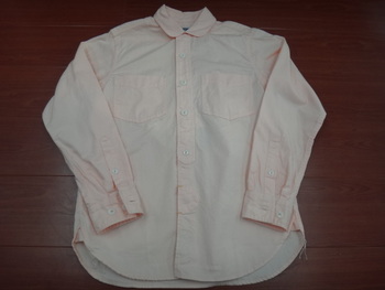キャンバスバッグ　MILFORD SHIRT　サーモンピンク