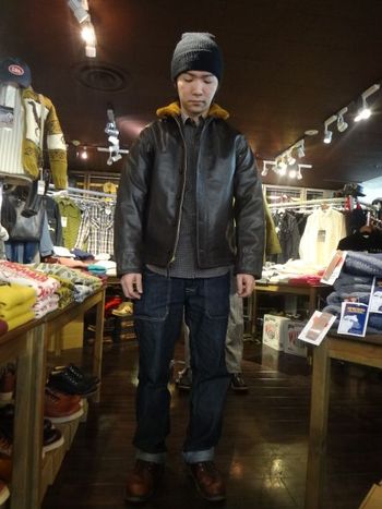 トイズマッコイ　N-1　レザージャケット　ゴートスキン　TMJ1219