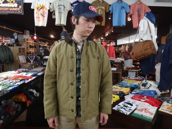 リアルマッコイズ　N-1デッキジャケット（KHAKI)入荷