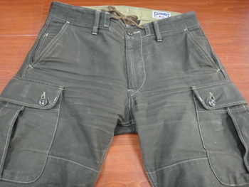 キャンバスバック　MID LAND PANTS SATIN　穿きこみ