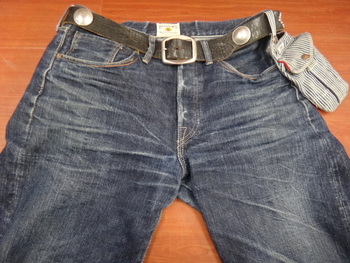 フェローズ　451SW穿きこみサンプル　約10ヶ月穿きこみ