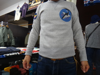 リアルマッコイズ　MILITARY SWEATSHIRT / 75TH SQ.入荷
