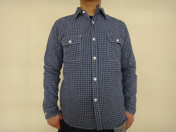 フェローズ　ダブルショルダーチェックワークシャツ　入荷