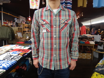 クッシュマン　オープンネルシャツ　入荷