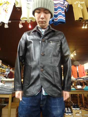 フェローズ　ホースハイドレザージャケット　13W-555LJ入荷