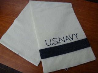 フェローズ　”U.S.NAVY”　マフラー　11W-USN-BM