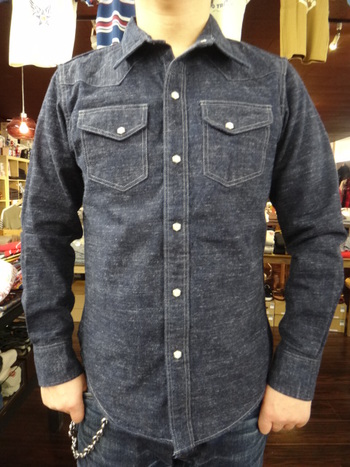 デラックスウエア　ZEBURA DENIM SHIRTS　LV-05　入荷