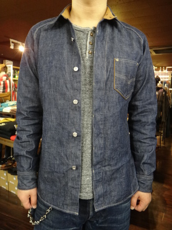 デラックスウエア　40’S DENIM SHIRT　再入荷