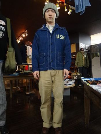 トイズマッコイ　DENIM HOODED COVERALL
