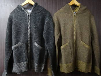 フェローズ　ニットパーカー　入荷