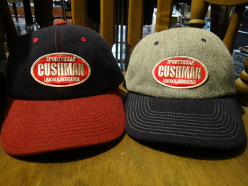 クッシュマン　ウールベースボールキャップ