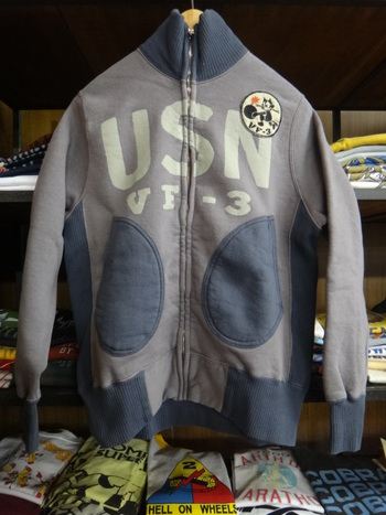 トイズマッコイ　フルジップスウェット　FELIX USN VF-3　入荷