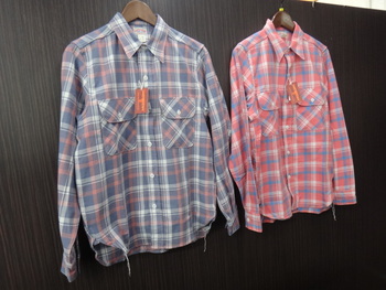 リアルマッコイズ　8HOUR UNION　ライトフランネルシャツ入荷