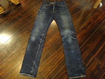 サムライ　S710XX19oz　色落ちサンプル＆リペア