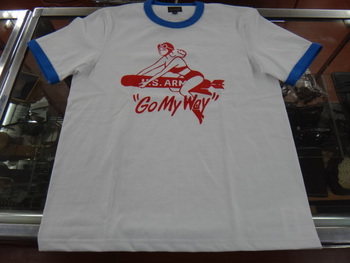 リアルマッコイズ　MILITARY Tシャツ　GO MY WAY　入荷