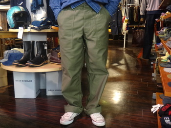 リアルマッコイ　SATEEN TROUSERS　MP-10163