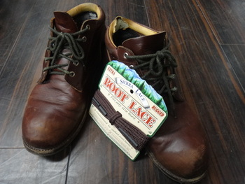 BOOT LACE　靴ヒモを交換してみよう。