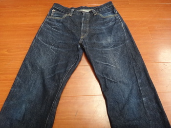 ジェラード　55DENIM　穿き込み半年経過