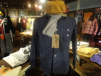 キャンバスバック 　NEW HANOVER SHIRT　スペードストライプ