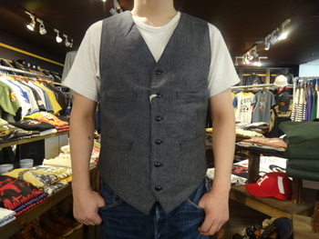 リアルマッコイズ　DOUBLE DAIAMOND WORK VEST  MJ10175