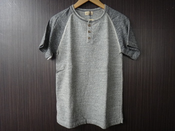 ループ＆ウエフト　杢ヘンリーTシャツ　再入荷