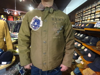 トイズマッコイ　N-1デッキジャケット　HELLIONS U.S.M.C
