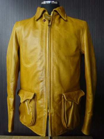 コリンボ　Shooting Break Wind Leather Jacket  写真更新