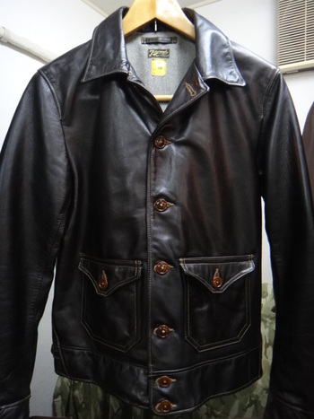 コリンボ　Pass Finder Leather Jacket　サイズスペックアップしました