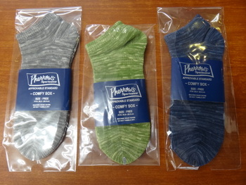 フェローズ　コンフィーソックスショート　入荷