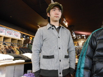 リアルマッコイズ　COLLARED SWEAT CARDIGAN　入荷