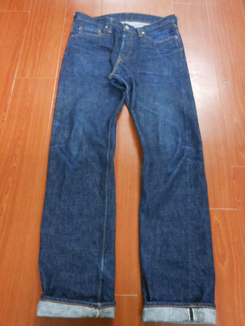 フルカウント　デニム　Lot1101穿き込み
