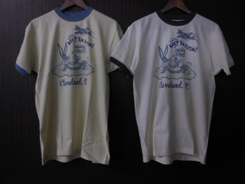 トイズマッコイ　ミリタリーTシャツ　WARNER BROS　“NATIONAL AIR RACES”　
