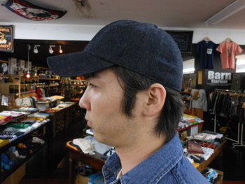 クッシュマン　デニムキャップ入荷
