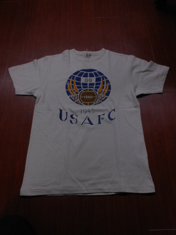 ジョングラッコー　Tシャツ Field stenciled tee 生成り　ご紹介