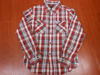 UES 先染ヘビーネルシャツ　再入荷