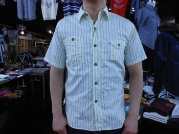シュガーケーン　フィクションロマンス　ワークシャツSC36266A入荷