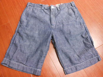 ウエス　シャンブレーバミューダパンツ　入荷