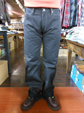 アイアンハート　12OZブラックウォバッシュパンツ　入荷