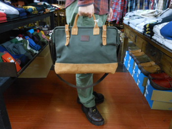 JELADO×HERITAGE LEATHER　MASON BAG オリーブ