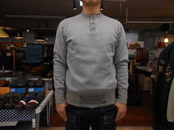 デラックスウエア　ヘンリースウェットCARDMAN 　S104-01入荷