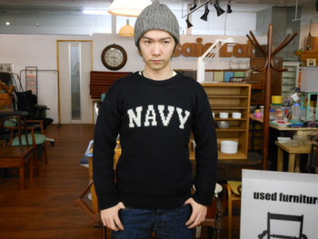 ジェラード “COMBAT TOGS”　NAVYニットご紹介