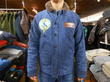 トイズマッコイ　N-1 DECK JACKET DENIM SUBMARINE FORCE「POLLY PELIOT」